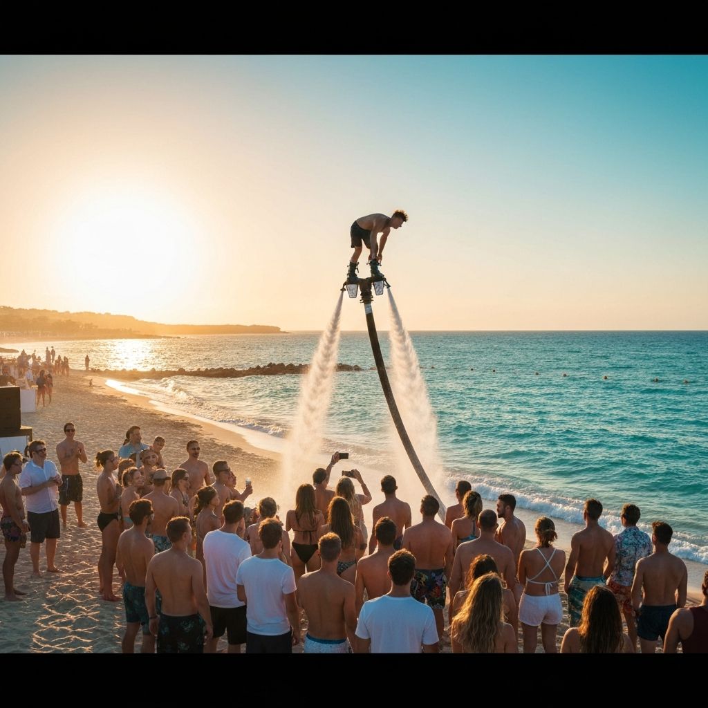 Beach Party & Flyboard Demo