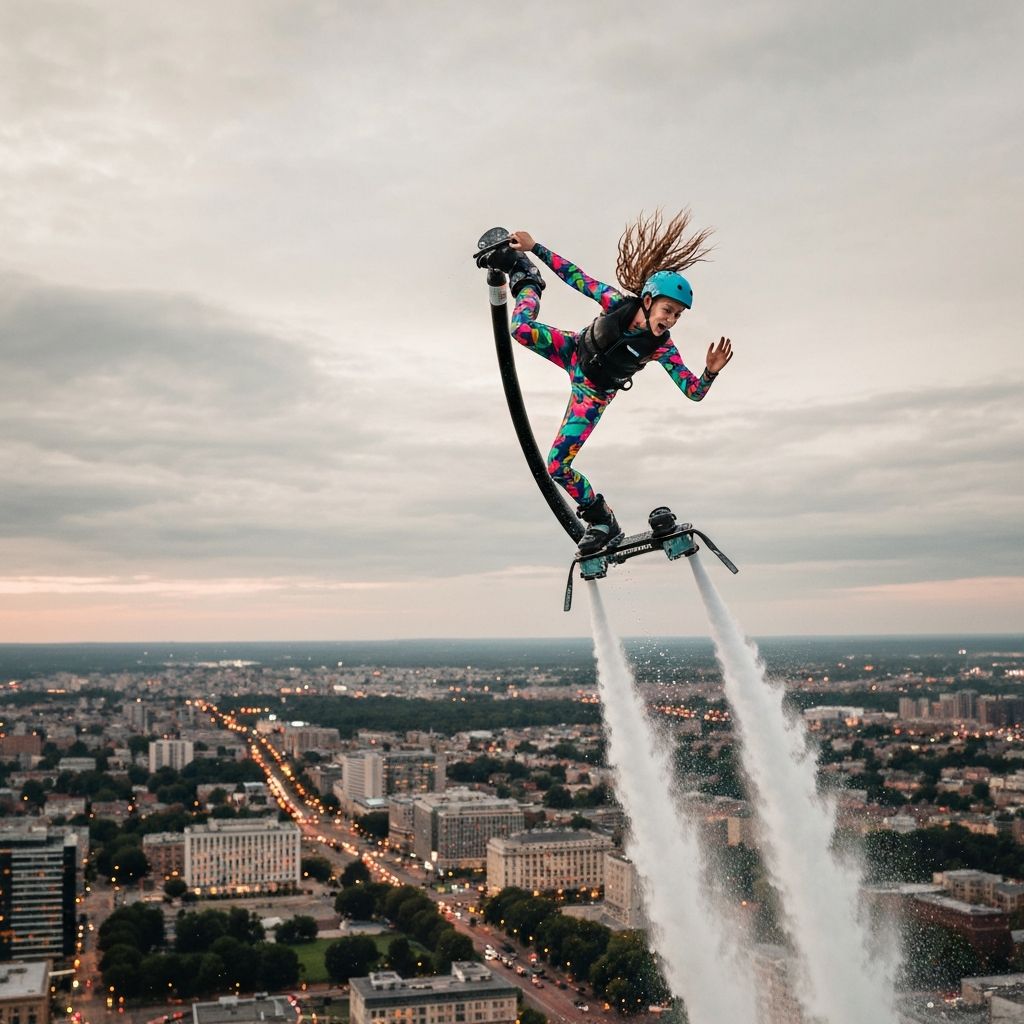 Flyboard aerial trick